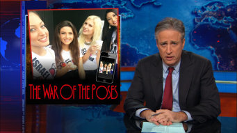 the war of the roses referenced on the jon stewart show